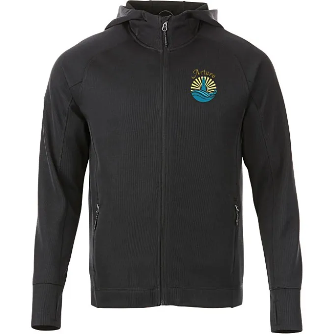 Odell Heather Knit Hooded Jacket - Men's