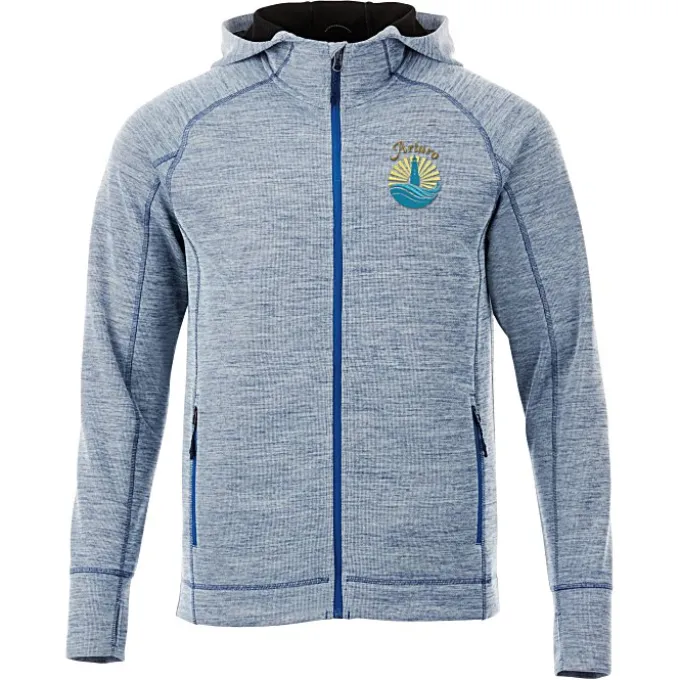 Odell Heather Knit Hooded Jacket - Men's