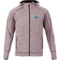 Odell Heather Knit Hooded Jacket - Men's