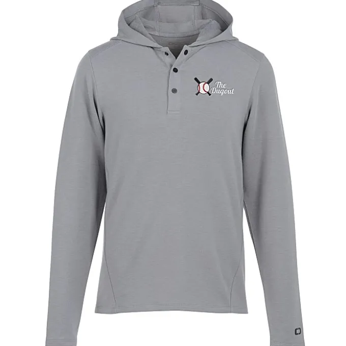 OGIO Lux Flex Hooded Henley