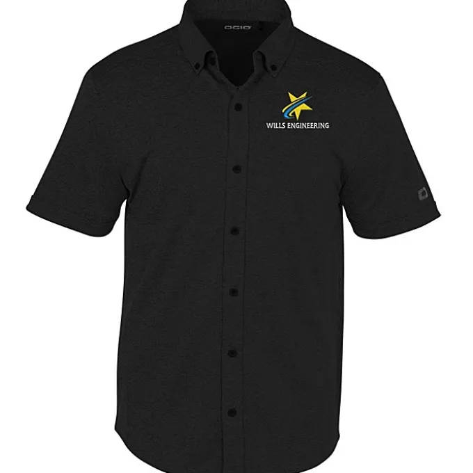 OGIO Performance Stretch Full Button Shirt - Men's