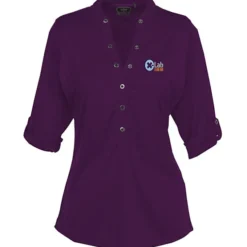 OGIO Poly Interlock Stay-Cool Henley - Ladies' - 24 hr