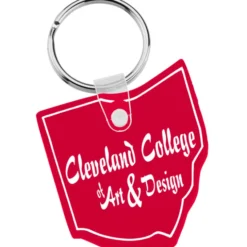 Ohio Soft Keychain - Translucent