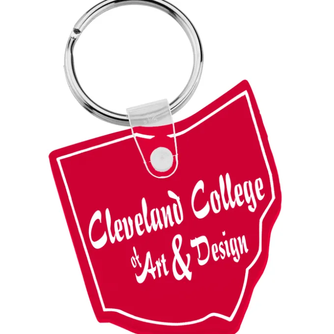 Ohio Soft Keychain - Translucent