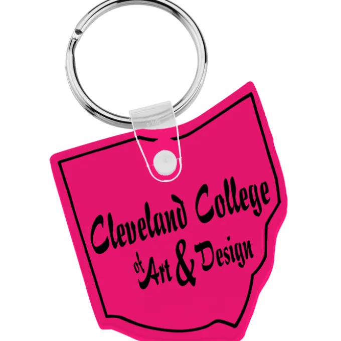Ohio Soft Keychain - Translucent
