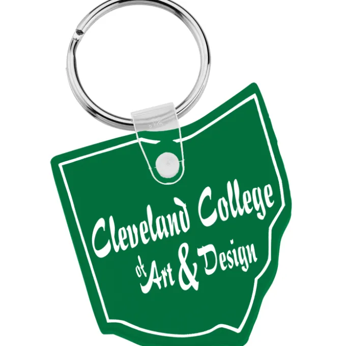 Ohio Soft Keychain - Translucent
