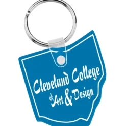Ohio Soft Keychain - Translucent