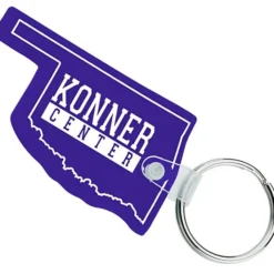 Oklahoma Soft Keychain - Opaque