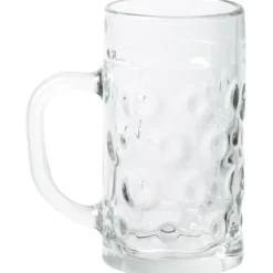 Oktoberfest Glass Mug - 17 oz - Deep Etch
