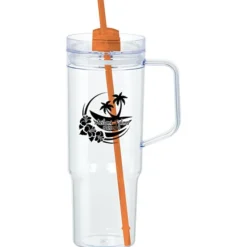 Oliver Acrylic Mug with Straw - 40 oz