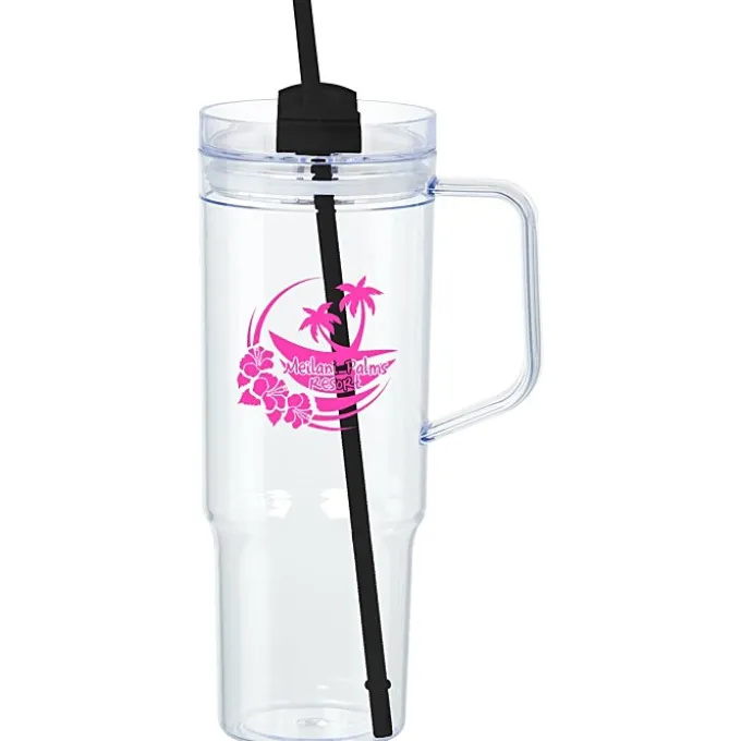Oliver Acrylic Mug with Straw - 40 oz
