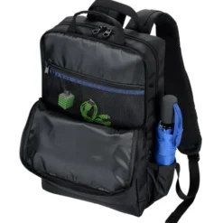 Ollie Laptop Backpack with Duo Charging Cable - Embroidered