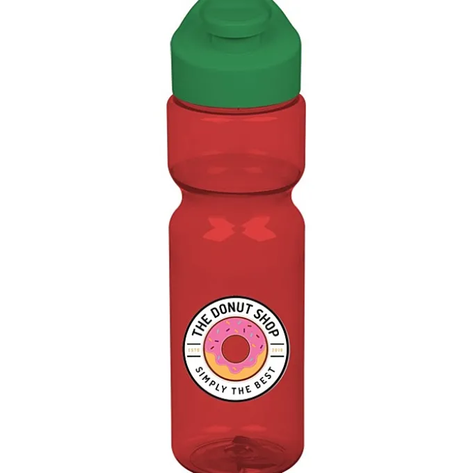 Olympian Bottle with Flip Carry Lid - 28 oz - Full Color