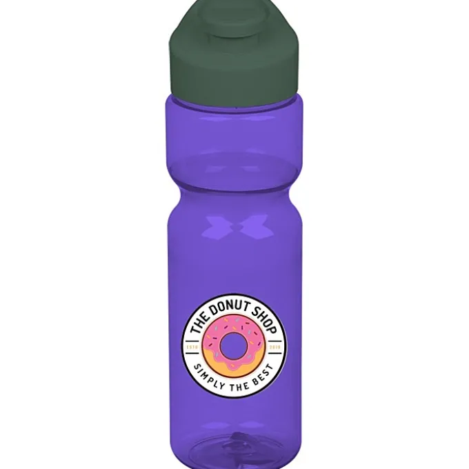 Olympian Bottle with Flip Carry Lid - 28 oz - Full Color