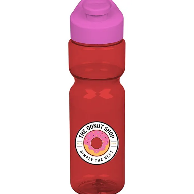 Olympian Bottle with Flip Carry Lid - 28 oz - Full Color
