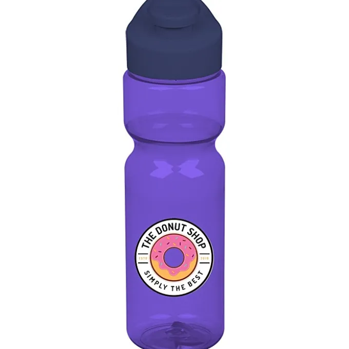 Olympian Bottle with Flip Carry Lid - 28 oz - Full Color