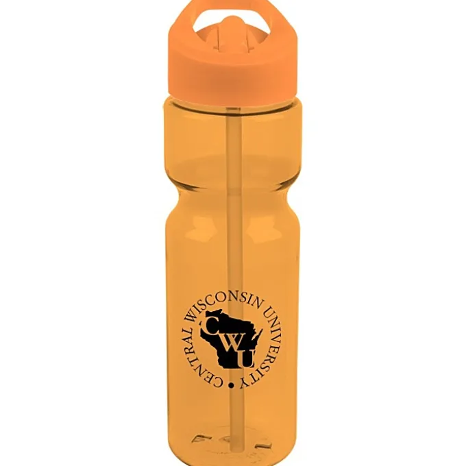 Olympian Bottle with Flip Straw Lid - 28 oz