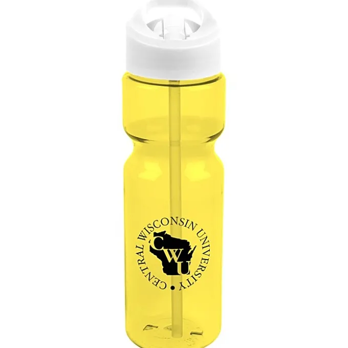 Olympian Bottle with Flip Straw Lid - 28 oz