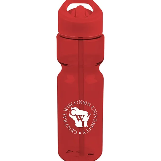 Olympian Bottle with Flip Straw Lid - 28 oz
