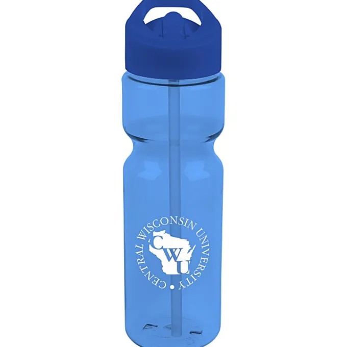 Olympian Bottle with Flip Straw Lid - 28 oz