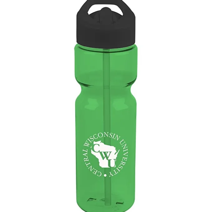 Olympian Bottle with Flip Straw Lid - 28 oz