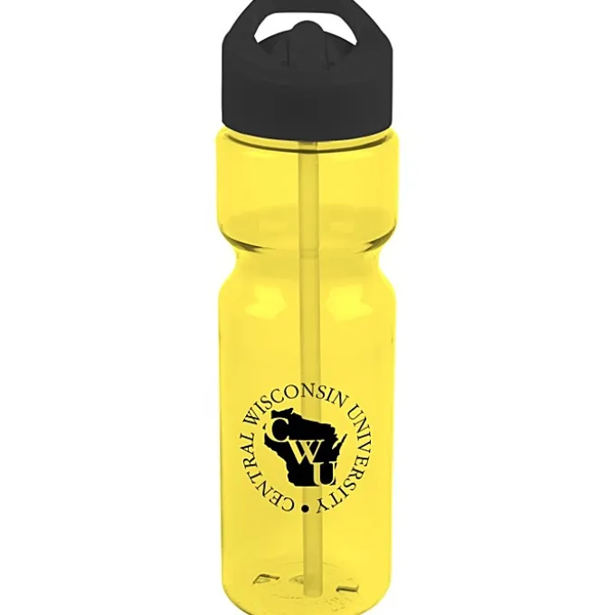 Olympian Bottle with Flip Straw Lid - 28 oz