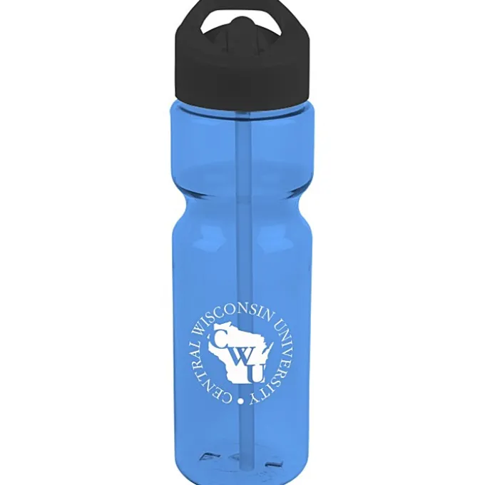 Olympian Bottle with Flip Straw Lid - 28 oz