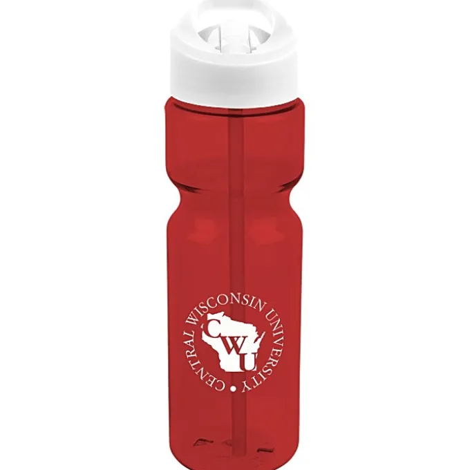Olympian Bottle with Flip Straw Lid - 28 oz