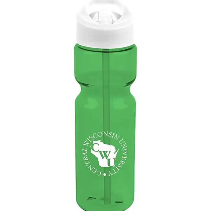 Olympian Bottle with Flip Straw Lid - 28 oz