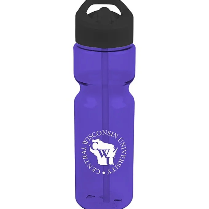 Olympian Bottle with Flip Straw Lid - 28 oz