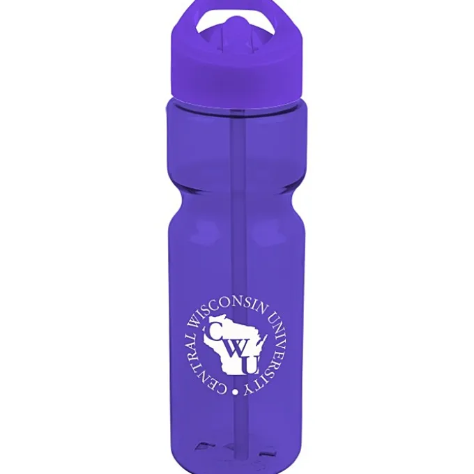 Olympian Bottle with Flip Straw Lid - 28 oz