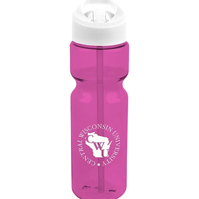 Olympian Bottle with Flip Straw Lid - 28 oz
