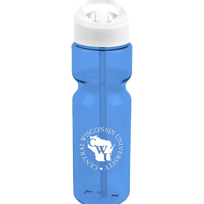 Olympian Bottle with Flip Straw Lid - 28 oz