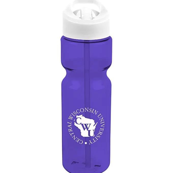 Olympian Bottle with Flip Straw Lid - 28 oz