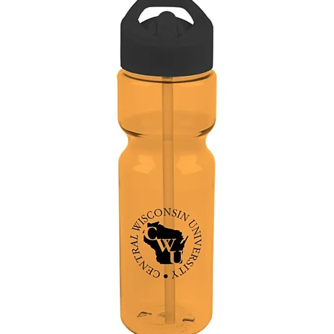 Olympian Bottle with Flip Straw Lid - 28 oz