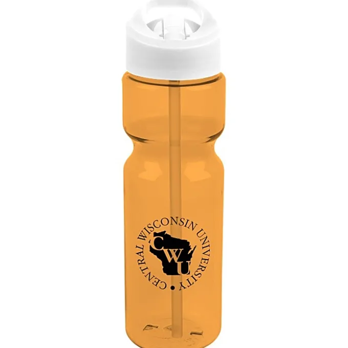 Olympian Bottle with Flip Straw Lid - 28 oz
