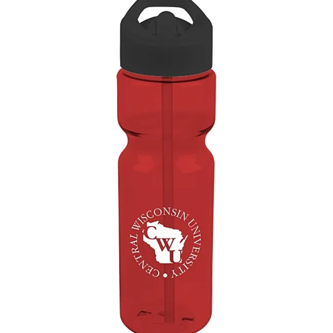 Olympian Bottle with Flip Straw Lid - 28 oz