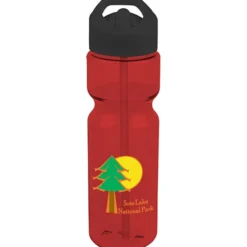 Olympian Bottle with Flip Straw Lid - 28 oz - Full Color