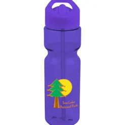 Olympian Bottle with Flip Straw Lid - 28 oz - Full Color
