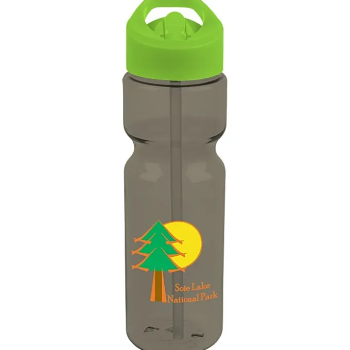 Olympian Bottle with Flip Straw Lid - 28 oz - Full Color