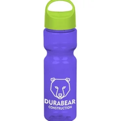 Olympian Bottle with Oval Crest Lid - 28 oz