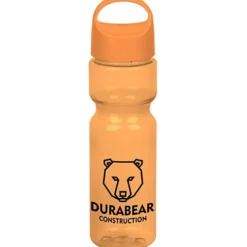 Olympian Bottle with Oval Crest Lid - 28 oz