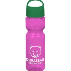 Olympian Bottle with Oval Crest Lid - 28 oz