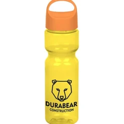 Olympian Bottle with Oval Crest Lid - 28 oz
