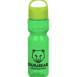 Olympian Bottle with Oval Crest Lid - 28 oz