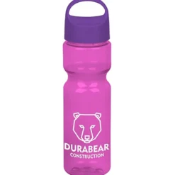 Olympian Bottle with Oval Crest Lid - 28 oz