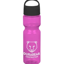 Olympian Bottle with Oval Crest Lid - 28 oz