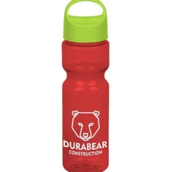 Olympian Bottle with Oval Crest Lid - 28 oz
