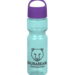 Olympian Bottle with Oval Crest Lid - 28 oz