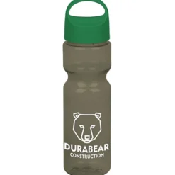 Olympian Bottle with Oval Crest Lid - 28 oz